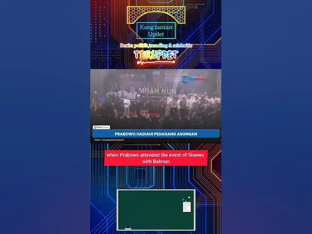Video thumbnail for #news #updet #beritaterkini #prabowo
