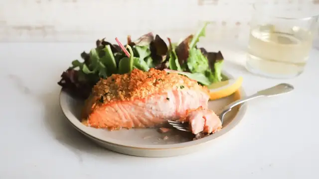 Video thumbnail for Simple Dijon-Crusted Salmon Recipe