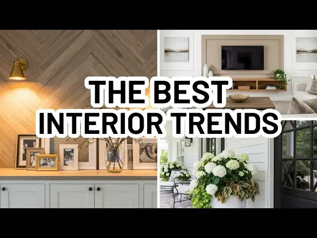 'Video thumbnail for INTERIOR DESIGN TRENDS YOU SHOULD BE FOLLOWING'