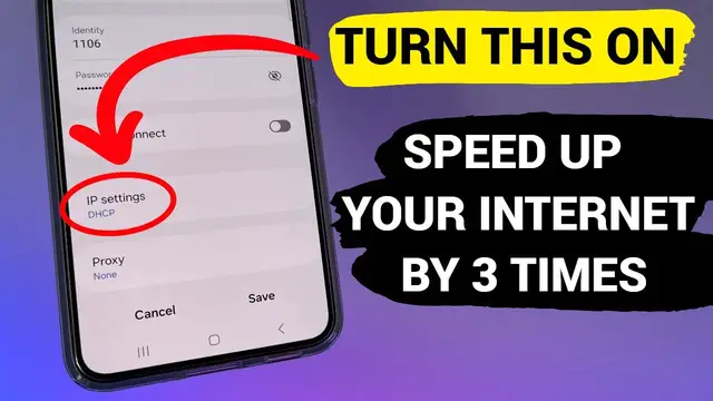 'Video thumbnail for Turn this ON in Android phone to TRIPLE your internet speed.'