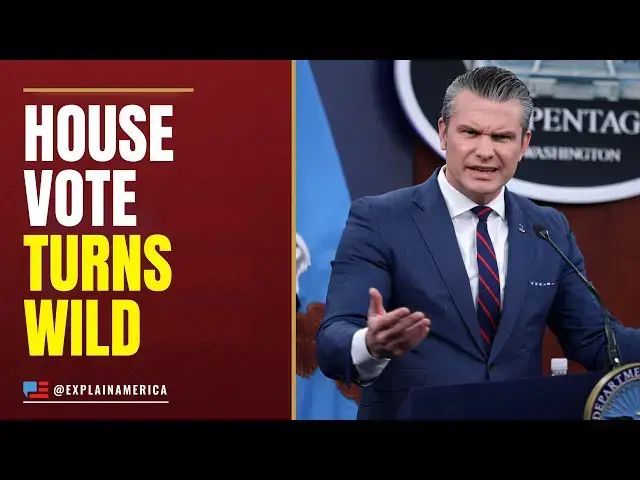 Video thumbnail for BREAKING: House Forced Into Hegseth Impeachment Vote