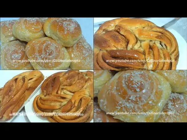 Video thumbnail for Fatias Húngaras Roscas de Canela e Pão Doce Fofinho com Leite Condensado