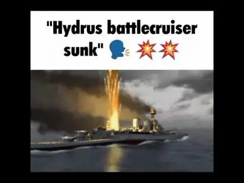 Video thumbnail for hydrus battlecruiser sunk