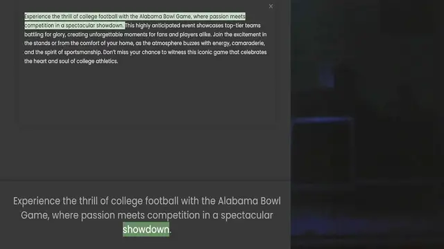 Video thumbnail for competition in a spectacular showdown. This highly anticipated event showcases top-tier teams battling for glory, creating unforgettable moments for fans and players alike. Join the excitement in the stands or from the comfort of your hom