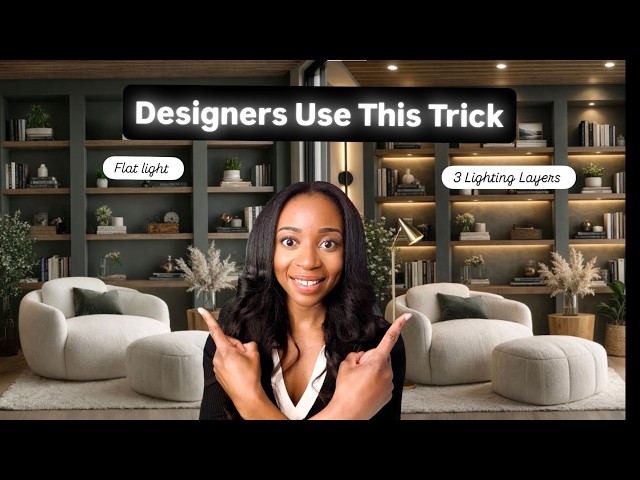 Video thumbnail for How to Use the 3 Layers of Lighting to Make a Small Room Look Bigger