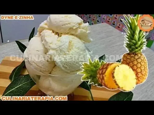 Video thumbnail for Muito Cremoso! Só 1 Gelatina Faça 4 Litros de Sorvete Natural de Abacaxi