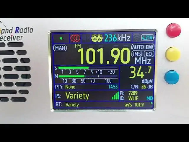 Video thumbnail for TEF 6686 LW/MW/SW/FM Stereo Portable Radio WLIF 101.9 FM Baltimore Maryland