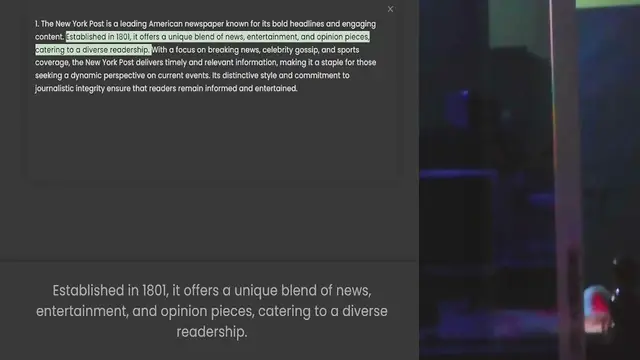 Video thumbnail for content. Established in 1801, it offers a unique blend of news, entertainment, and opinion pieces, catering to a diverse readership. With a focus on breaking news, celebrity gossip, and sports coverage, the New York Post delivers timely a