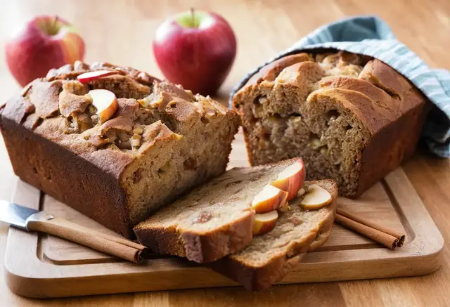 'Video thumbnail for Apple Cinnamon Bread Recipe'