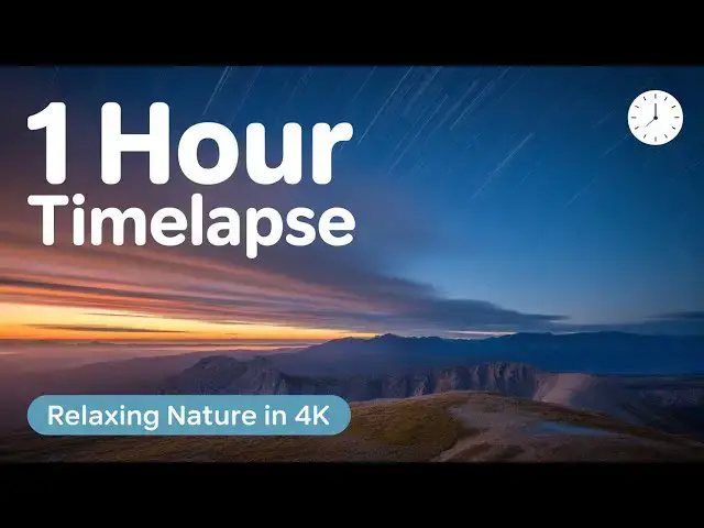 'Video thumbnail for 1 Hour of Stunning 4K Timelapse Landscapes | Relaxing Nature Footage [CC License]'