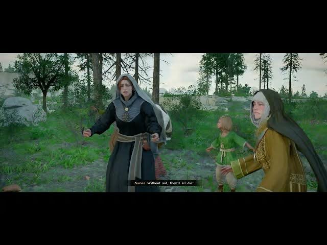 Video thumbnail for Crimson Desert - Chapter 2 The Flames of Greed: Go To The Healer's House Cutscene | Talk To The Nun