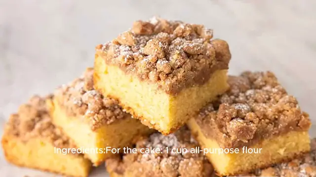 Video thumbnail for crumb cake recipe