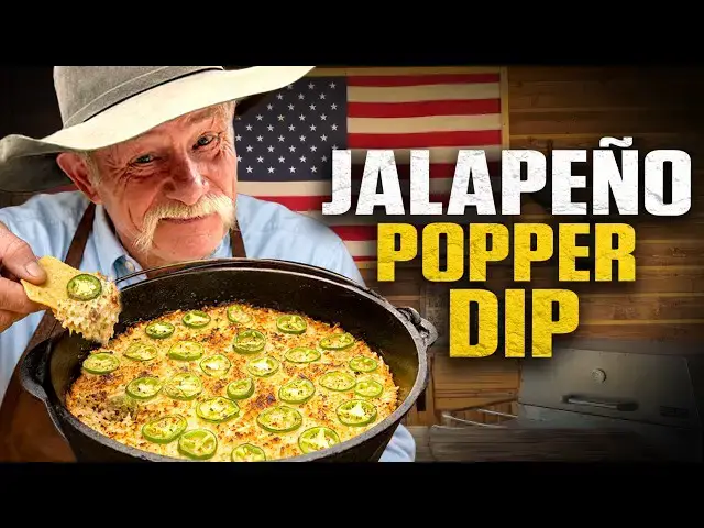 Video thumbnail for A Crowd Pleaser! The Best Cowboy Jalapeno Popper Dip You'll Ever Make