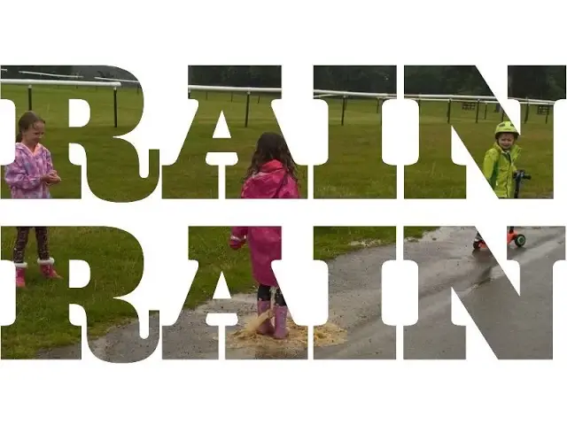 'Video thumbnail for Burghley House Picnic and Puddles in the rain'