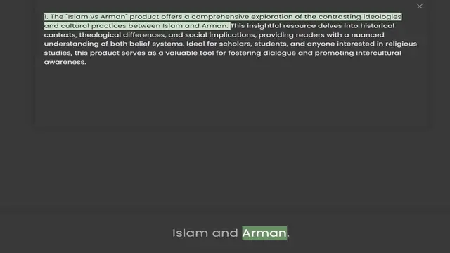 Video thumbnail for 1. The Islam vs Arman product offers a comprehensive exploration of the contrasting ideologies and cultural practices between Islam and Arman. This insightful resource delves into historical contexts, theological differences, and social i
