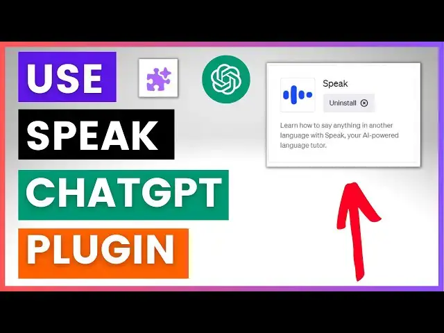 Video thumbnail for How To Use The Speak ChatGPT Plugin?