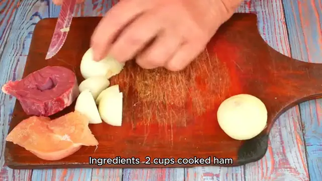 Video thumbnail for Ham and Potato Casserole Recipe