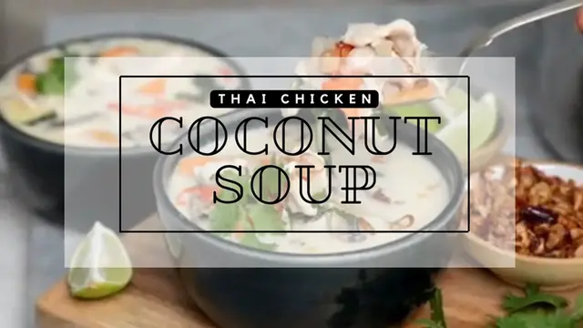 Video thumbnail for thai curry coconut soup
