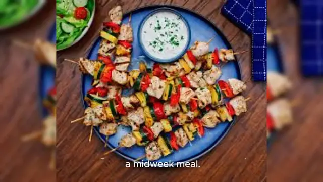 Video thumbnail for Grilled Chicken Skewers