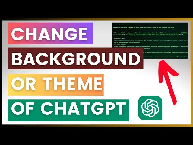 Video thumbnail for How To Change ChatGPT Theme?