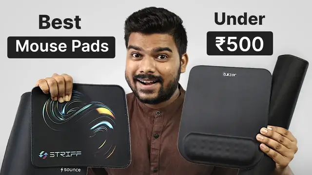 Video thumbnail for 4 Best Mouse Pads Under ₹500 (Office & Normal Use)