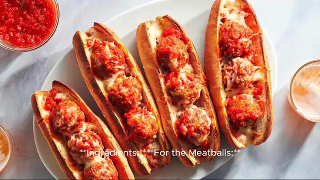 Video thumbnail for meatball sub recipe