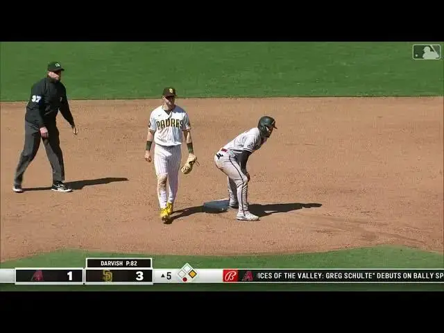 'Video thumbnail for Josh Rojas BELTS a RBI Sacrifice-Fly, Scoring Geraldo Perdomo! | Arizona Diamondbacks | 4/4/2023'
