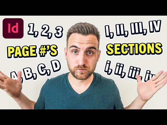 Video thumbnail for How to Add Page Numbers & Sections in InDesign (Tutorial)