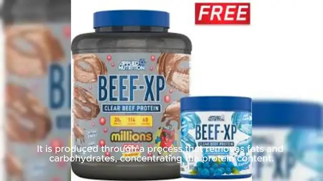 Video thumbnail for Beef Protein Isolate,Animal-Based Protein Powders