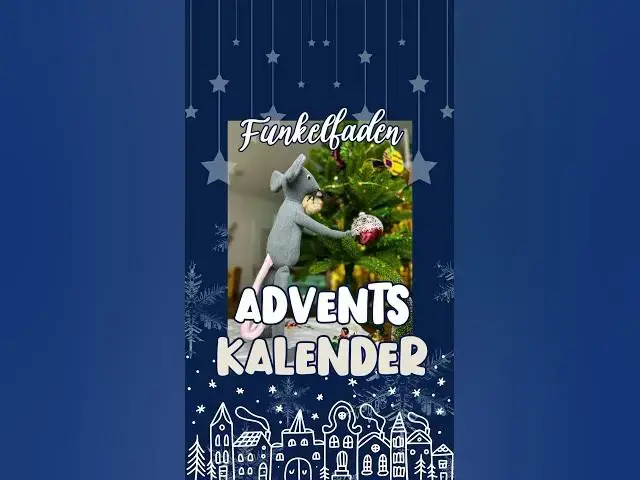 Video thumbnail for Funkelfaden Adventskalender 24 Tage Freebies & Gewinnspiele #nähen #basteln #plotter