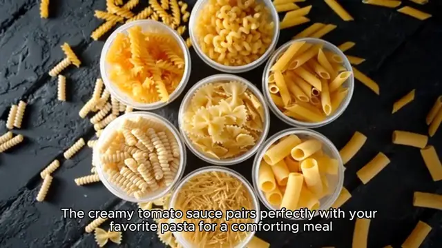 Video thumbnail for creamy tomato pasta recipe