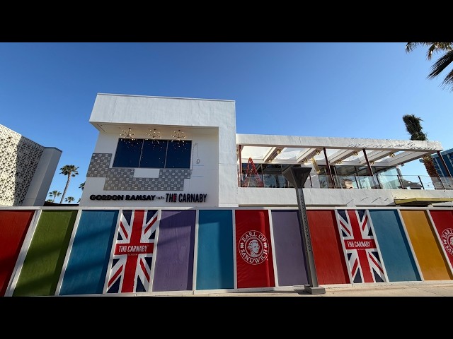Video thumbnail for Earl of Sandwich and Gordon Ramsay at The Carnaby Progress Report at Disneyland Resort 4K