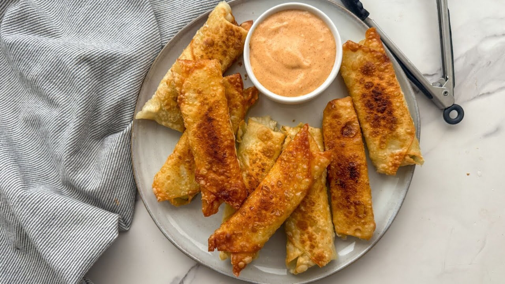Video thumbnail for Game-Day Fried Pickle Eggrolls Recipe