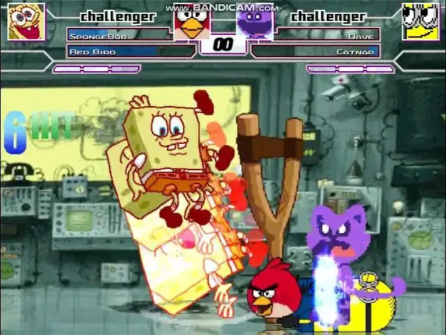 Video thumbnail for Tadeo-Mugen Battles Spongebob/Red Bird Vs Dave The Minion/Catnap