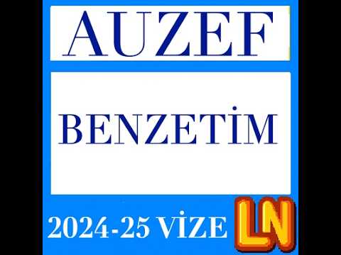 Video thumbnail for Benzetim 2024-2025 Vize Soruları