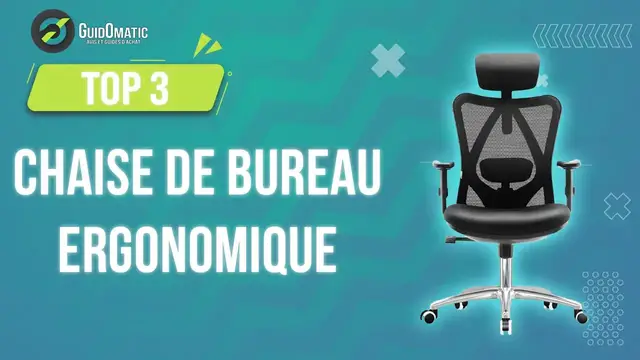 Video thumbnail for ⭐️ MEILLEURE CHAISE DE BUREAU ERGONOMIQUE (2023) - Comparatif & Guide d'achat