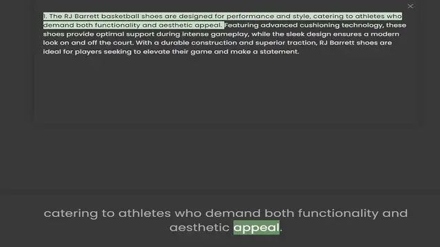 Video thumbnail for demand both functionality and aesthetic appeal. Featuring advanced cushioning technology, these shoes provide optimal support during intense gameplay, while the sleek design ensures a modern look on and off the court. With a durable const
