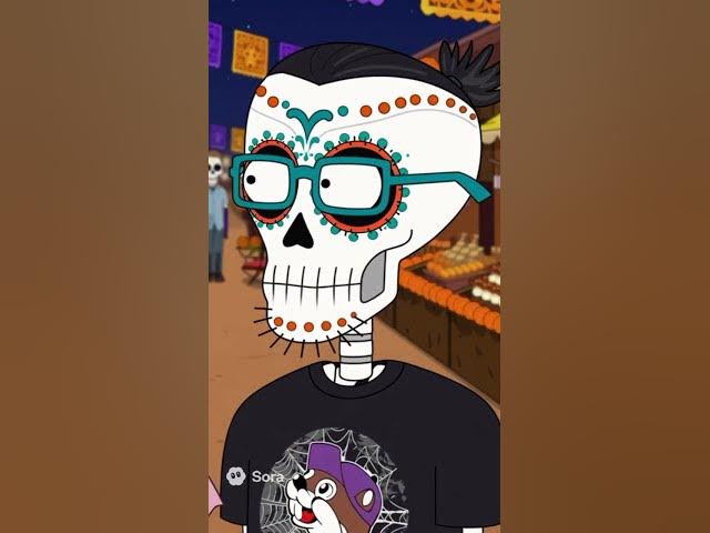Video thumbnail for Are we skeletons? #aifunnyvideos #calavera #díadelosmuertos