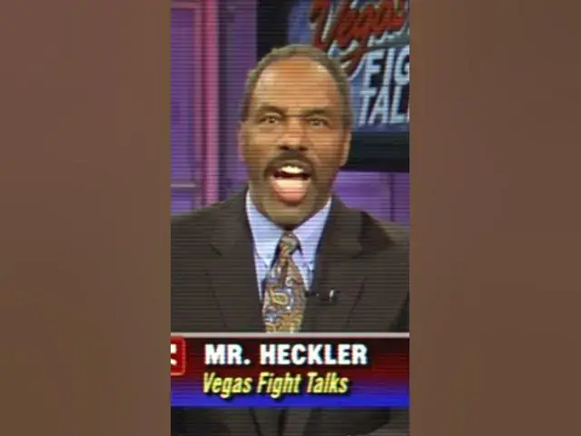 Video thumbnail for Mr. Heckler roasts the Jake Paul vs Joshua fight #comedy #standupcomedy #viral