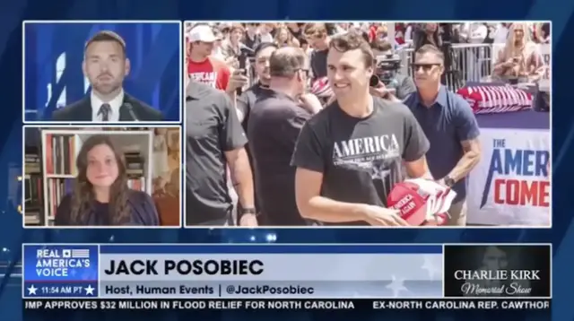 Video thumbnail for Jack Posobiec and Libby Emmons Discuss Charlie Kirk's Legacy