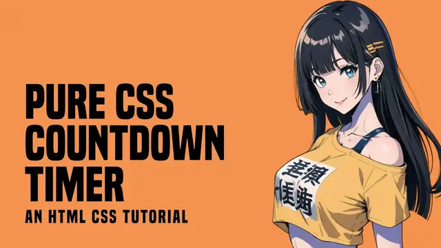Video thumbnail for Countdown Timer With Pure CSS