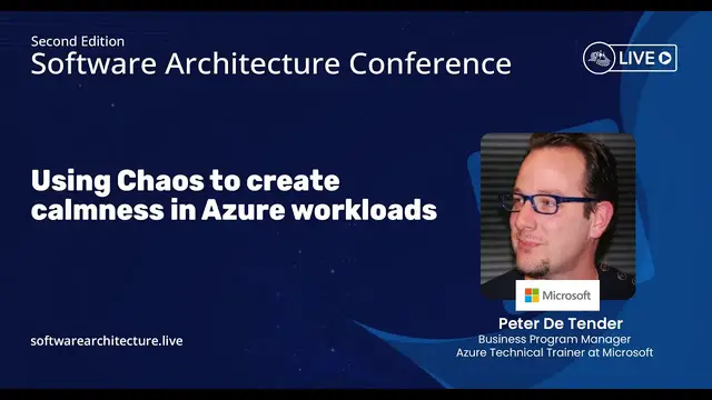 Video thumbnail for PeterUsing Chaos to create calmness (in Azure workloads)