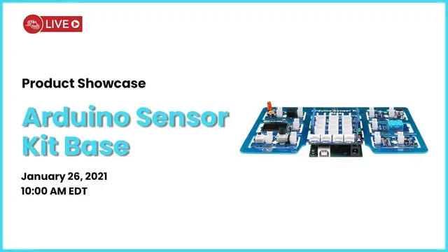 'Video thumbnail for #Arduino Sensor Kit Base - Product Showcase'
