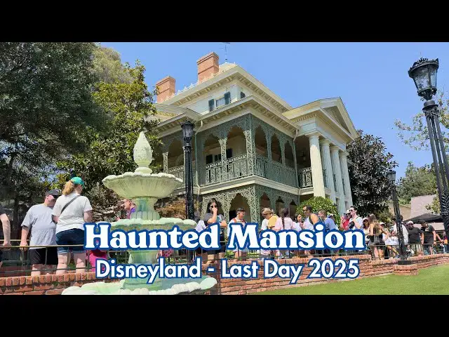 'Video thumbnail for Haunted Mansion Last Day 2025 | Disneyland Resort 4K'