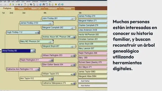 Video thumbnail for Programas para hacer un árbol genealógico