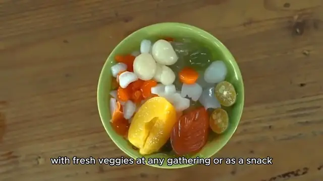 Video thumbnail for vegetable dip recipe