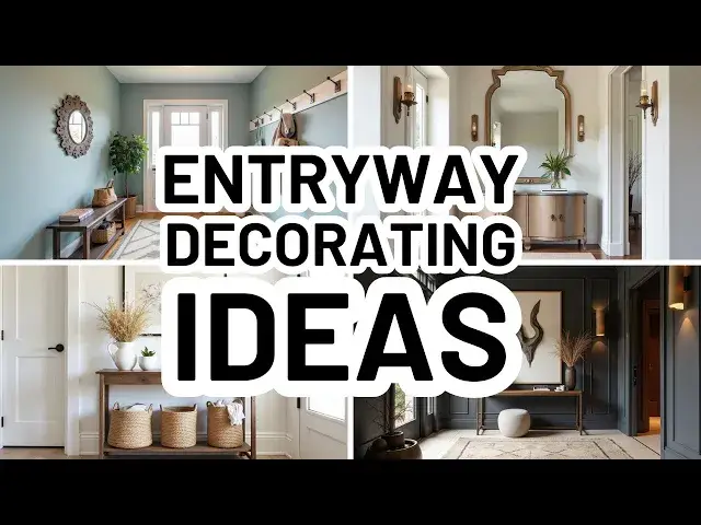 'Video thumbnail for HOW TO DECORATE AN ENTRYWAY - Classic Entryway Decorating Ideas'