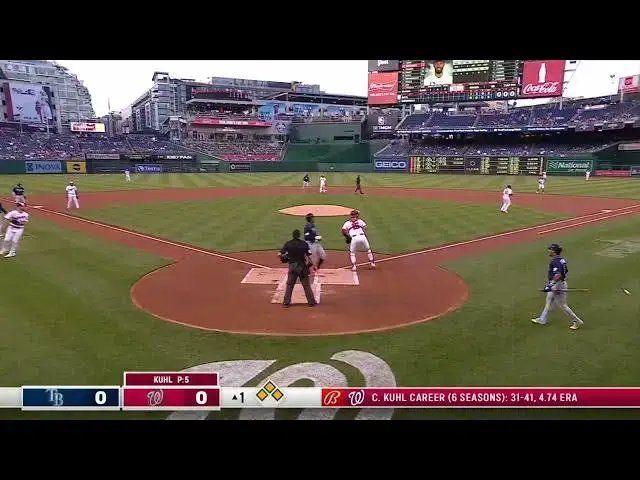 'Video thumbnail for Randy Arozarena SMACKS a RBI Double, Scoring Yandy Diaz! | Tampa Bay Rays | 4/4/2023'