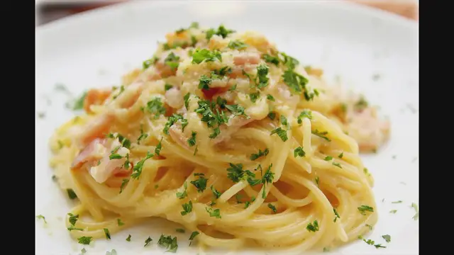 Video thumbnail for Quick and Healthy Carbonara Ramen: A Fusion Delight