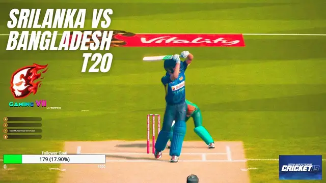 Video thumbnail for Sri Lanka VS Bangladesh T 20 Live Match l Cricket 19 1080P 60FPS